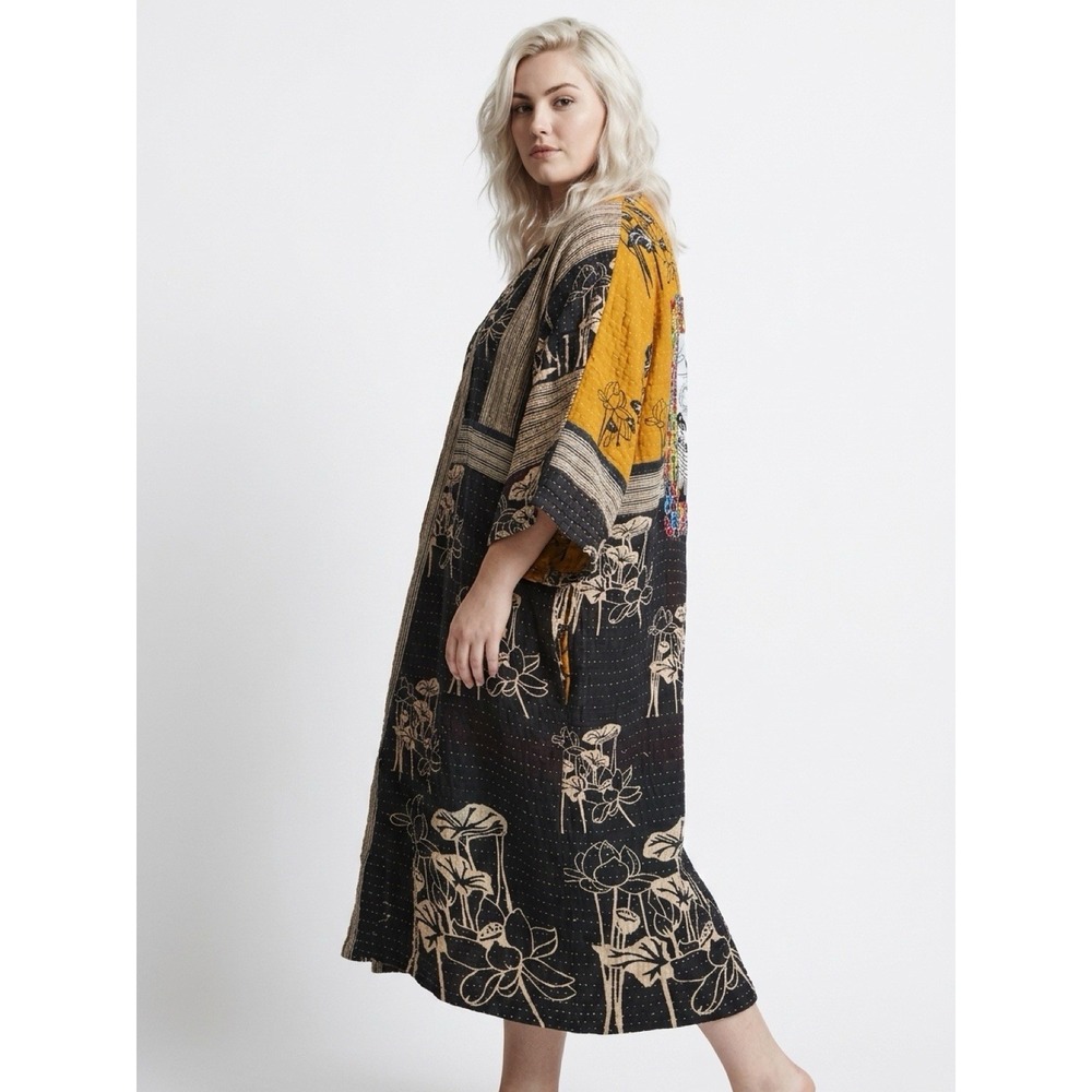 Tree Spirit Witchy Robe Long Cardigan One Size Open Front Ritual Magic Nature - Picture 11 of 11